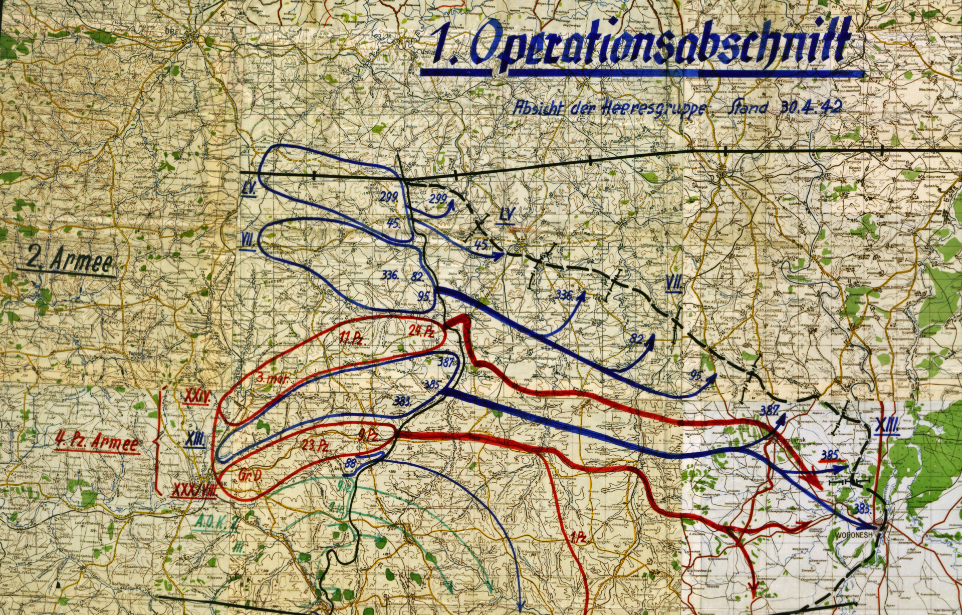 German Planning Map