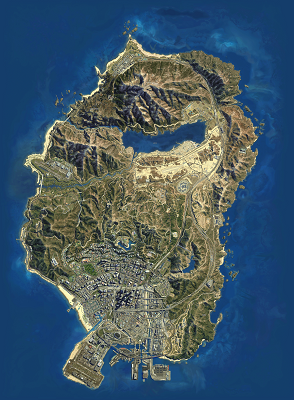 GTA 5's hand-crafted game world